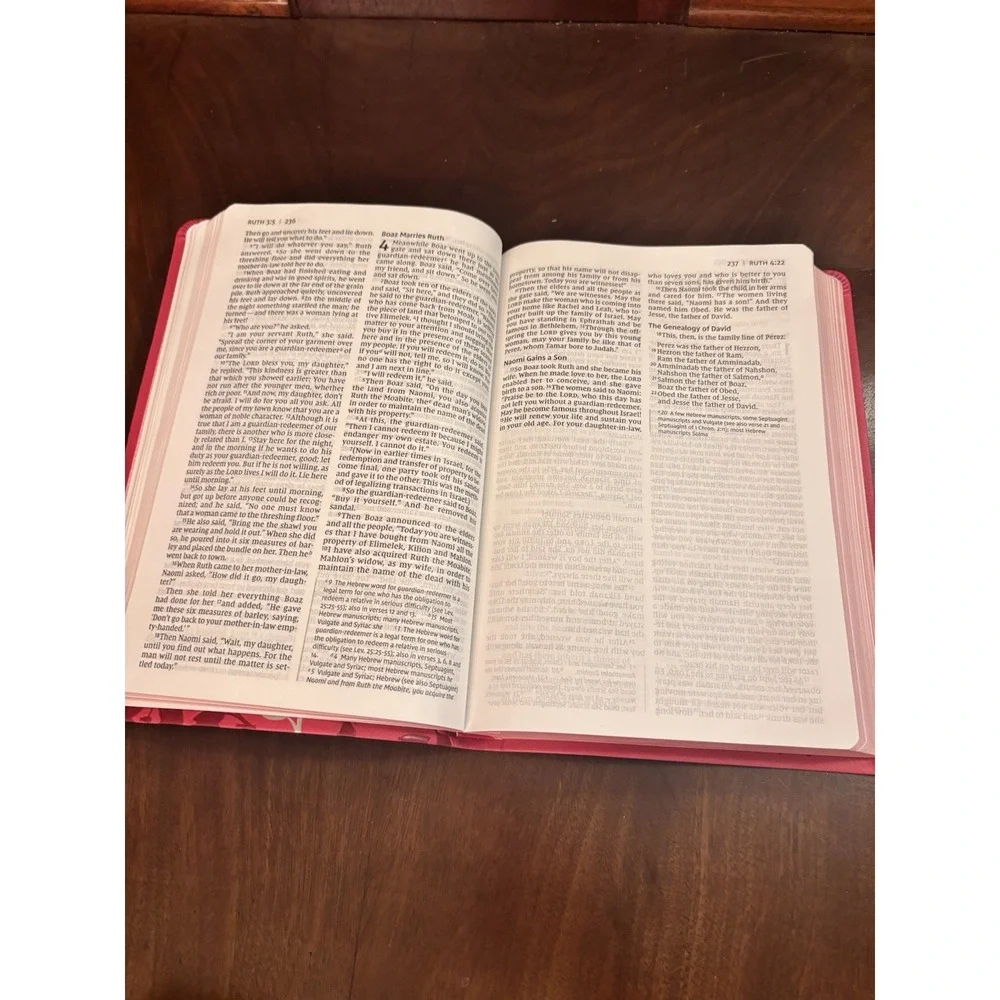Zondervan NIV Holy Bible w/‎ Fill my Heart with Joy Journal Notepad-Leathersoft